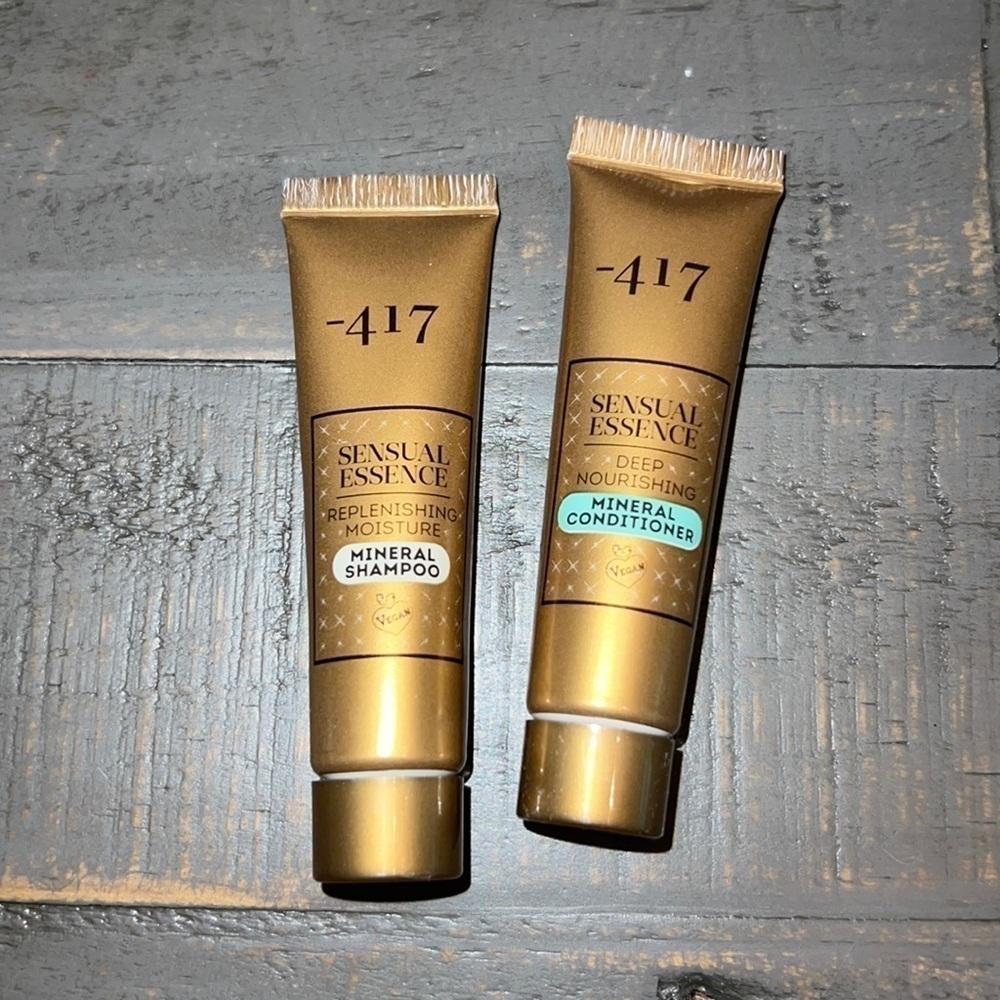 Final Sale Minus 417 Sensual Essence Mineral Shampoo & Conditioner Travel Set